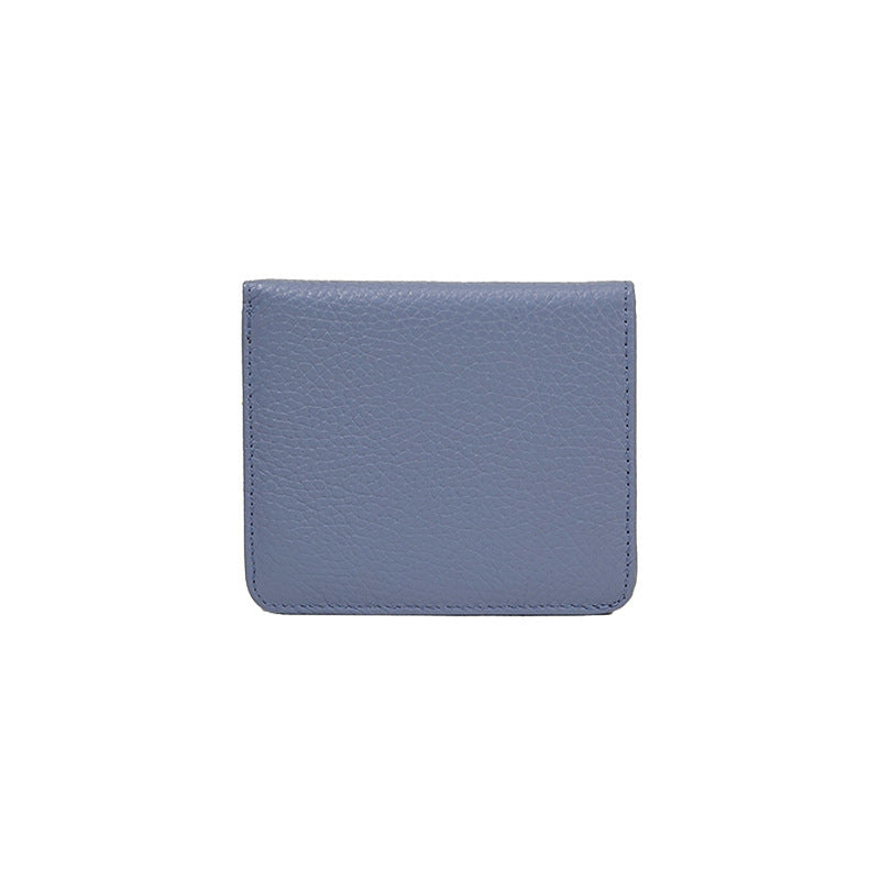 Simple Women's Two-fold Ultra-thin Practical Couple Wallet