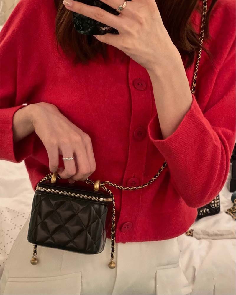 Mini Portable Box Lipstick Bag Shoulder Messenger