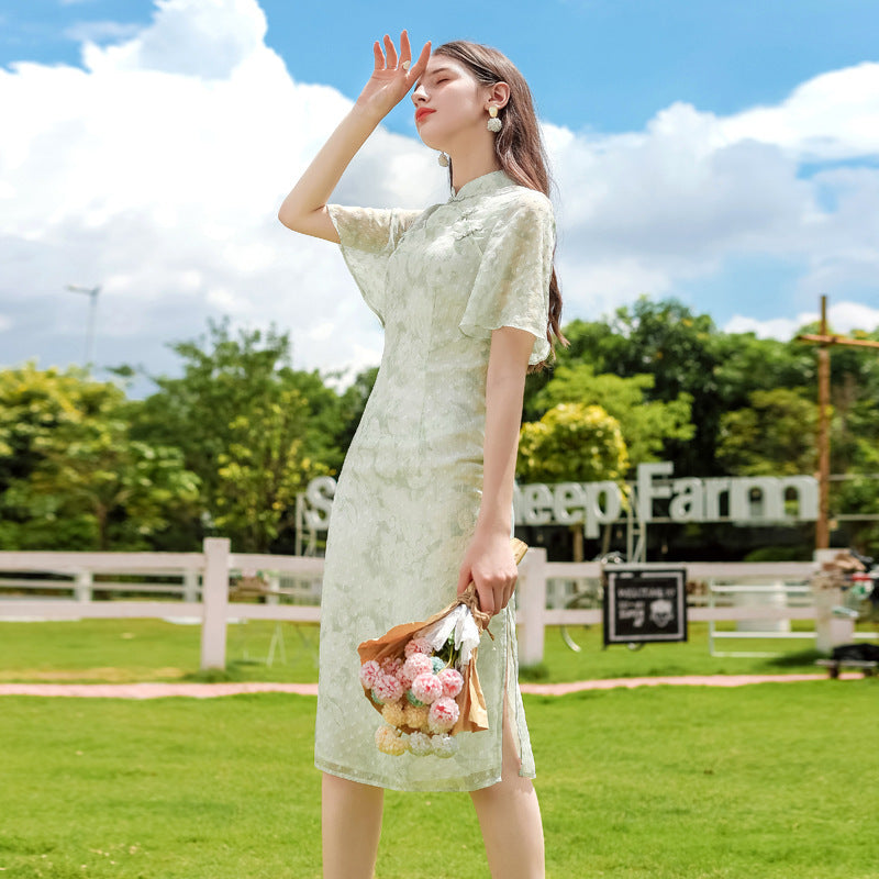 Ladies summer cheongsam dress-Aria Doejay