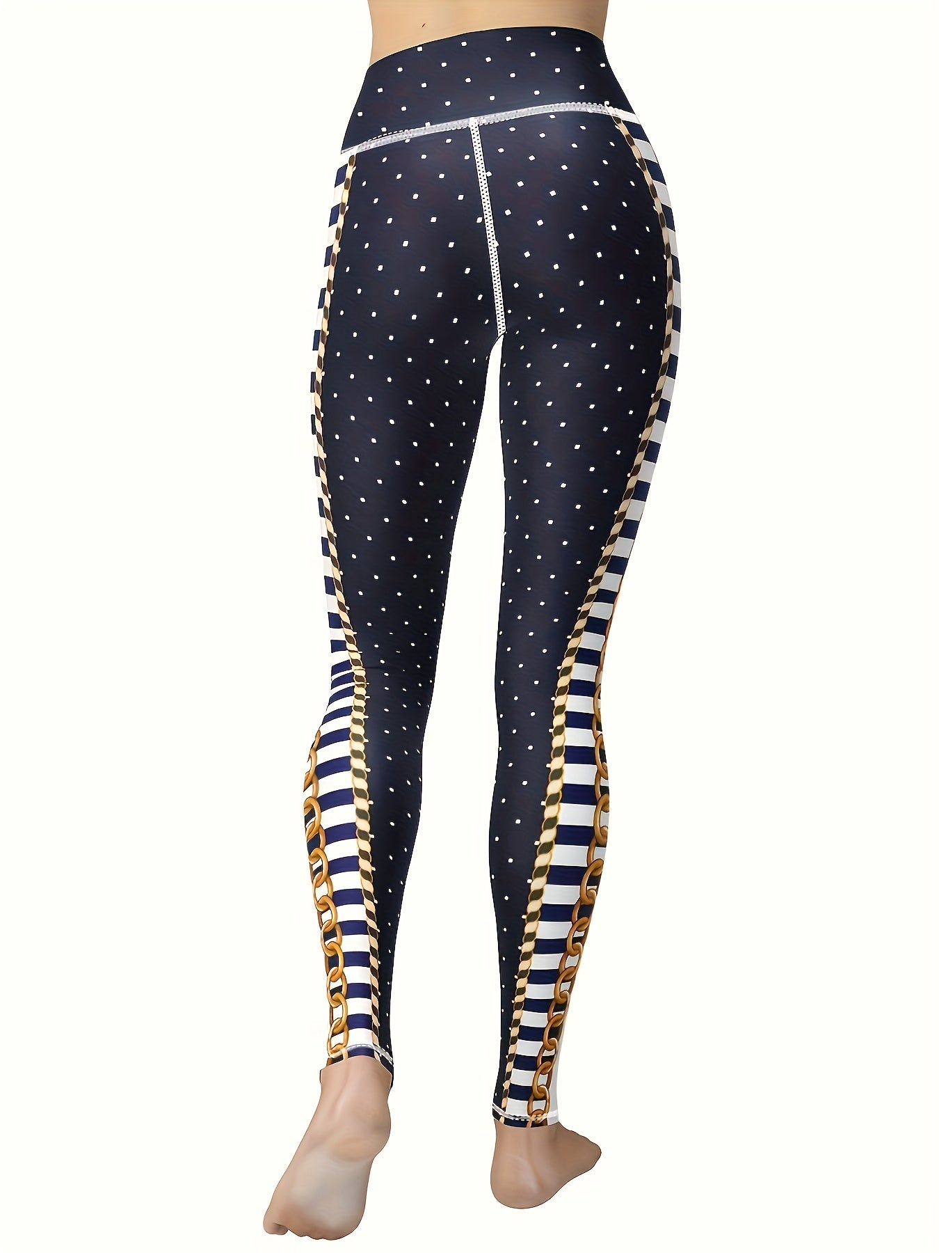 Anchor Pattern Ladies Yoga Pants