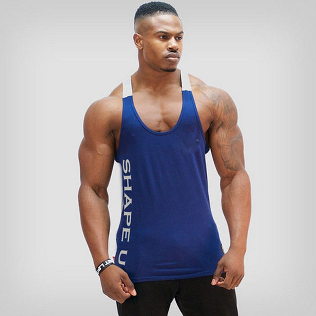 Sports Running T-shirt Men Gym Fitness Tops Tee Shirt String-Aria Doejay