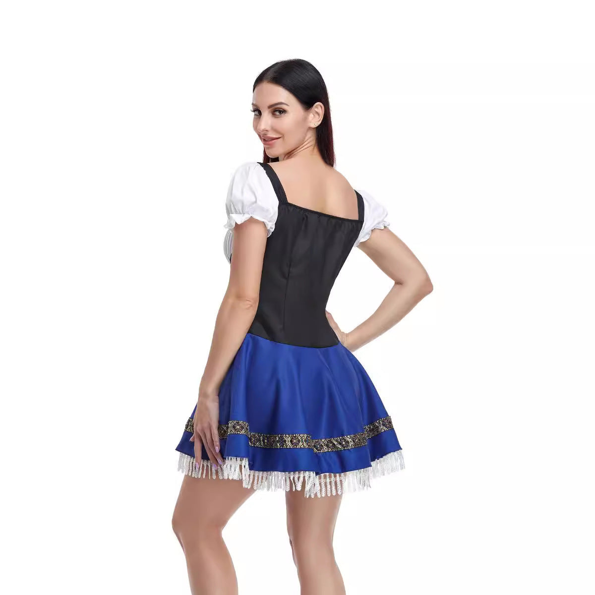 Halloween Maid Uniform Barmaid Dresses-Aria Doejay