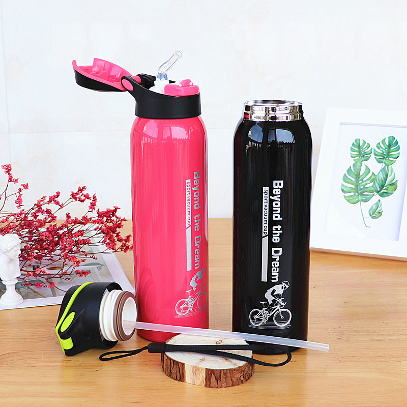 500ML Sport Thermos Water Bottle-Aria Doejay