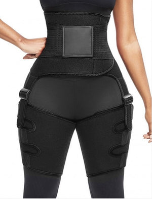 Sports Waist Belt Adjustable One-piece Girdle Leg Straps-Aria Doejay