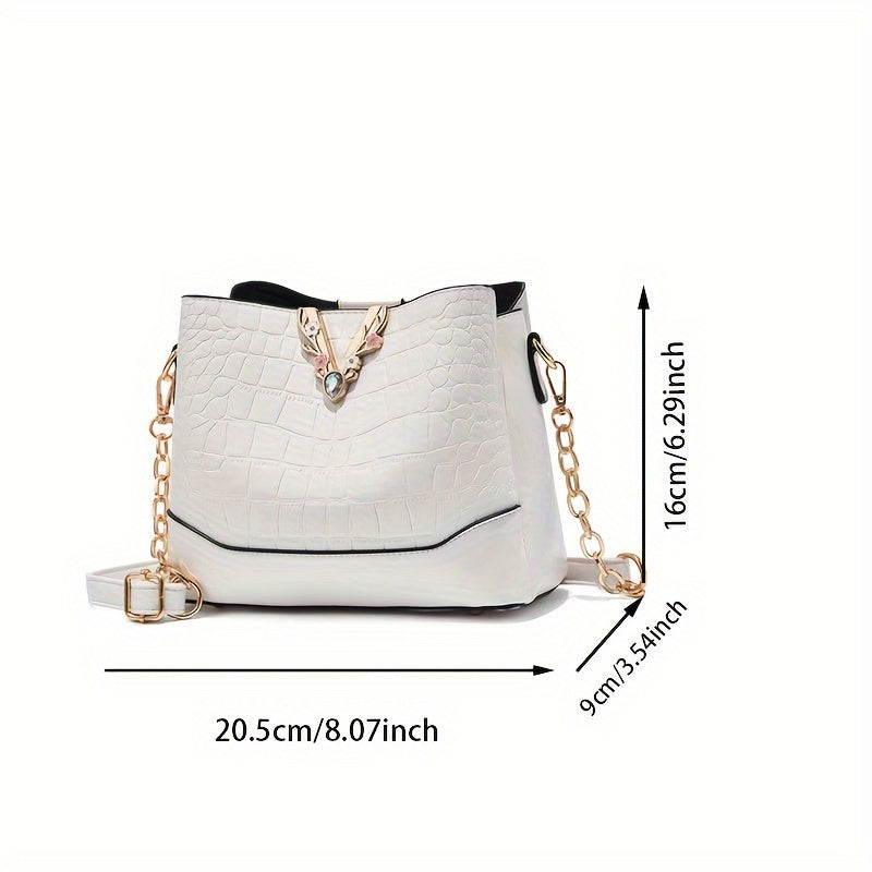 Casual And Stylish Design Shoulder Bag, Simple Style Crossbody Bag For Daily Commute And Shopping Use