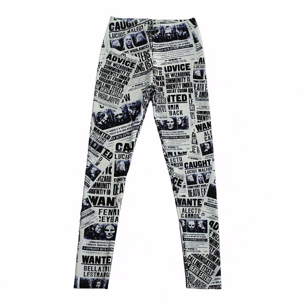 Digital printing leggings tights nine pants women-Aria Doejay