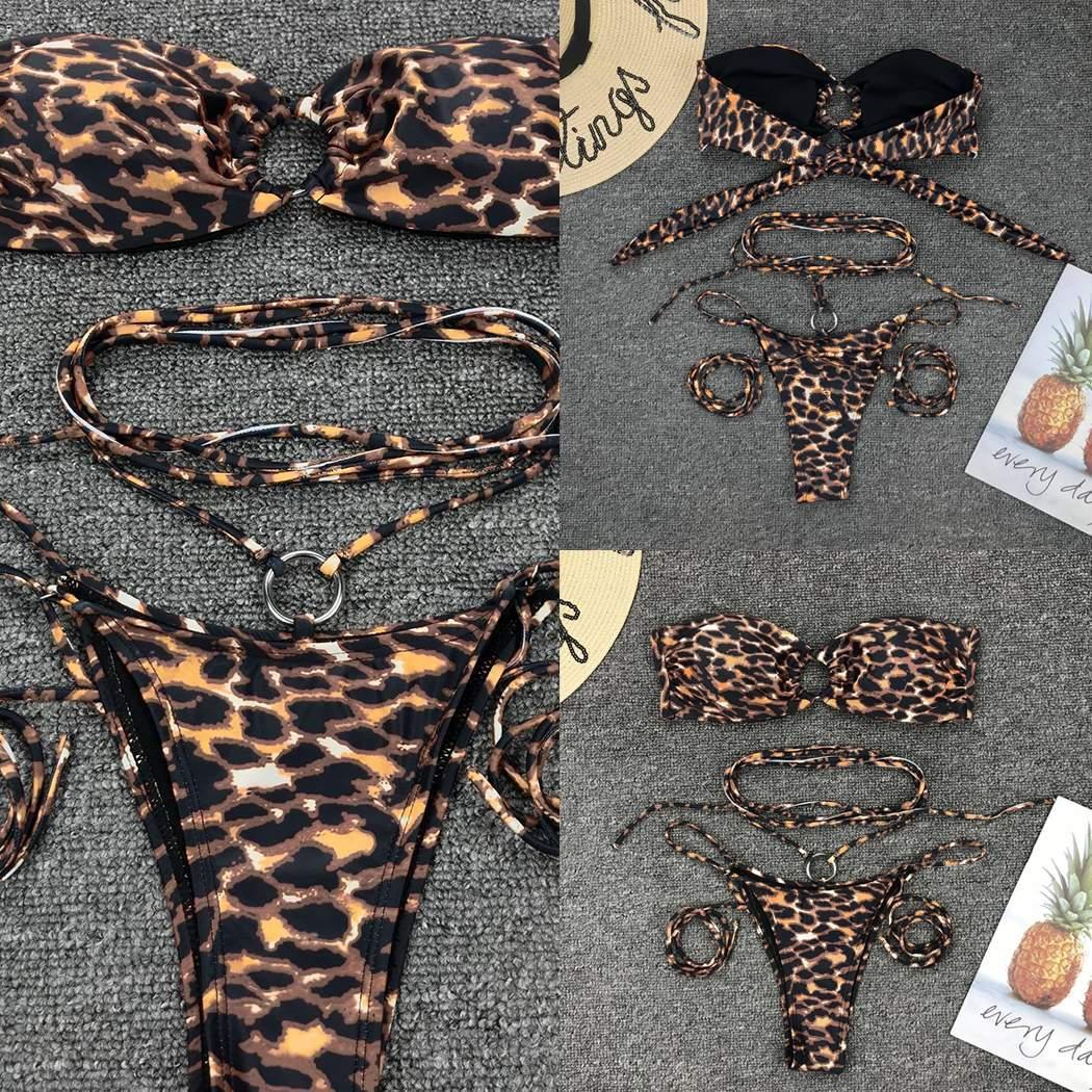 Leopard print bikini-Aria Doejay