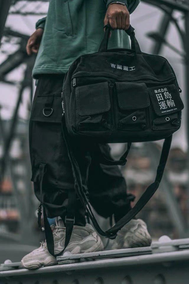 Jiye Heavy Industry Shoulder Diagonal Backpack-Aria Doejay