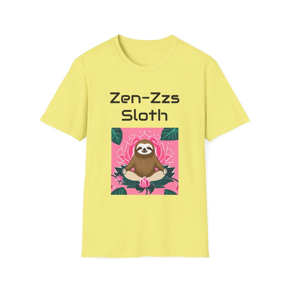 super comfy zen zzz sloth tee