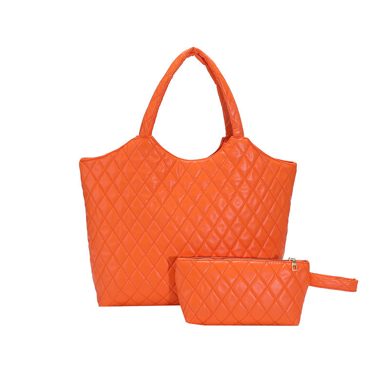 New Versatile Texture Hand-carrying Combination Two-piece Women's Bag