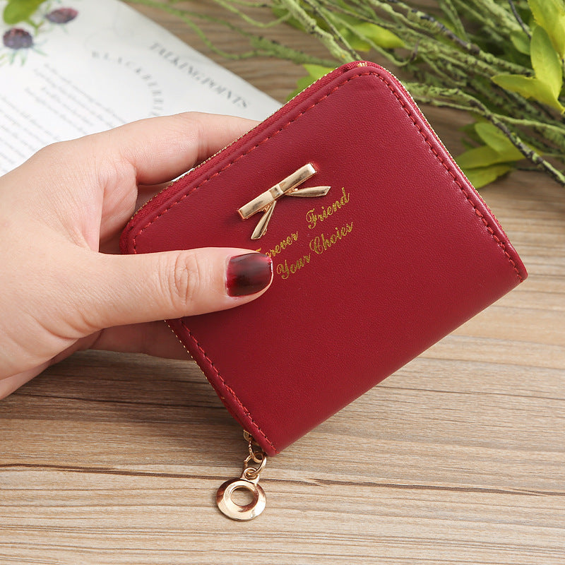 Women's Zipper Short Coin Purse