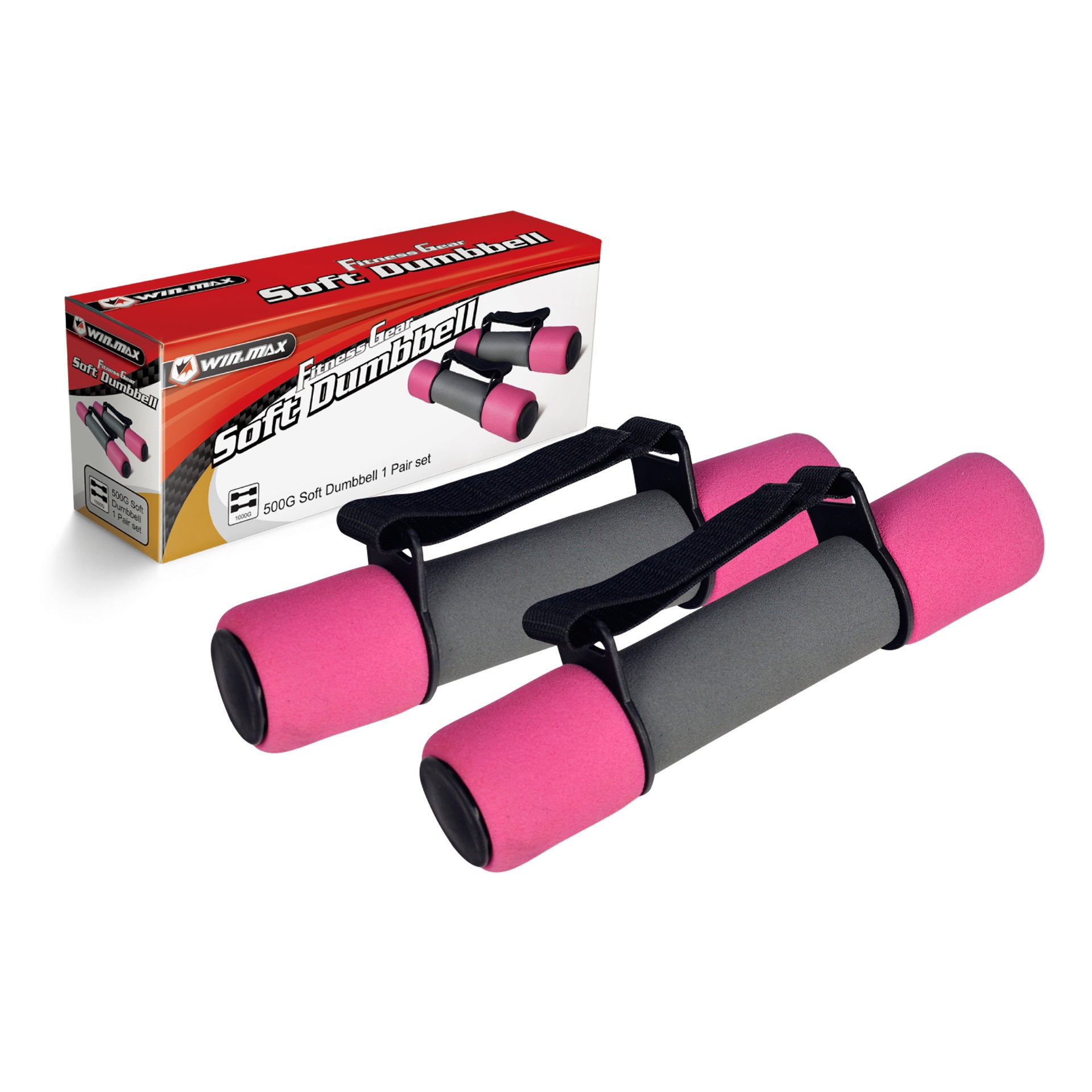 Ladies Dumbbell Home Exercise Fitness Equipment Gym Aerobics A Pair Of Foam Dumbbells-Aria Doejay