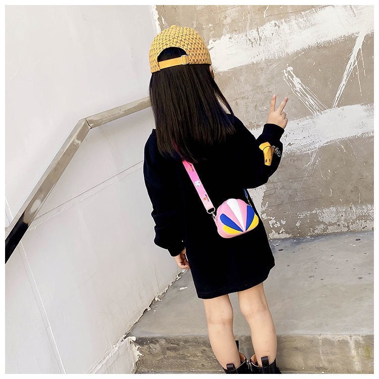 Girls' One Shoulder Messenger Fashion Princess Bag All Match