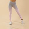 Kaya Seamless Ombre Legging - Orange Red-Aria Doejay