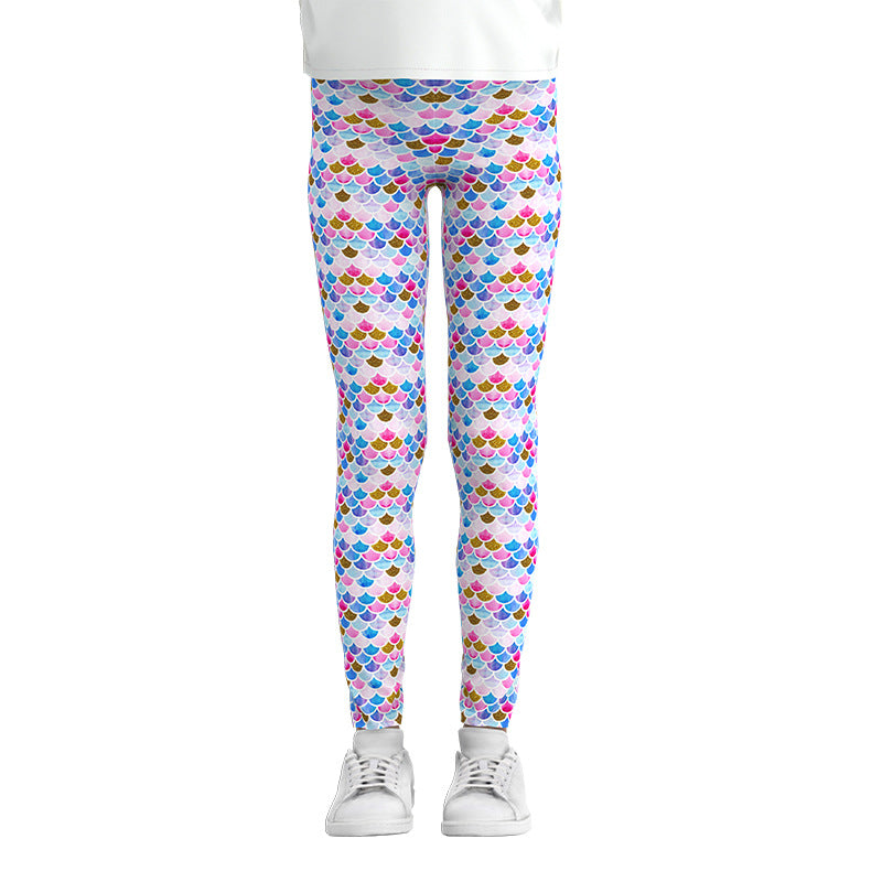 Digital Printing Leggings Girls Leggings Thin Stretch Pants