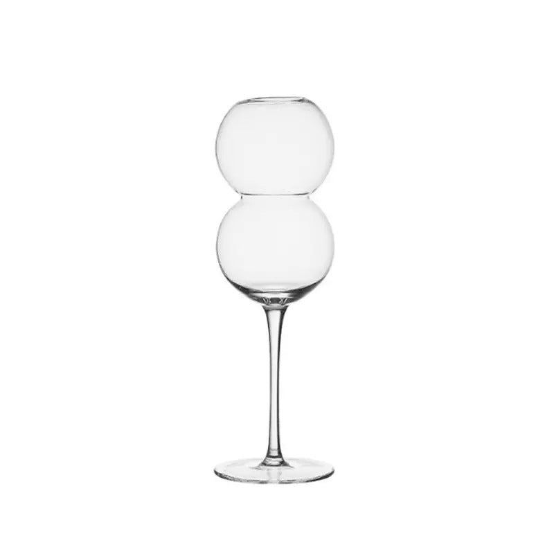 Bubble Glass Ball Wine Glass Goblet-Aria Doejay