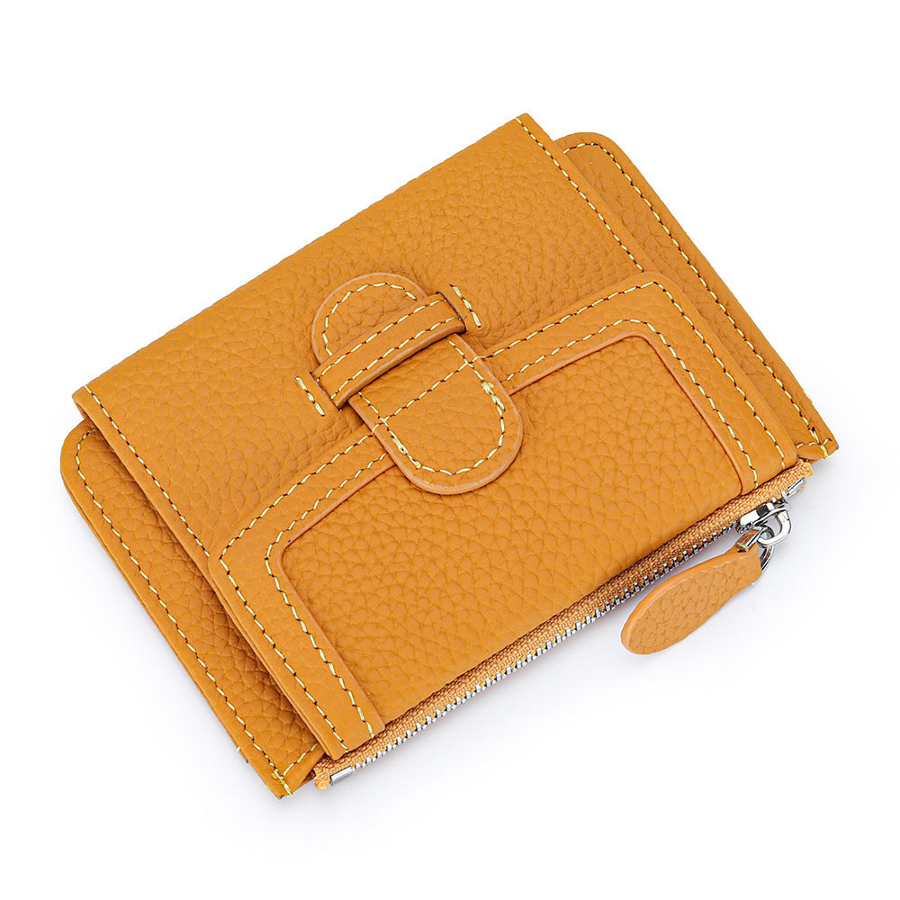 Fashion Ultra-thin Multifunctional Leather Multiple Card Slots Wallet