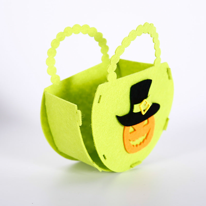 Halloween Pumpkin Candy DIY Handmade Gift Bag