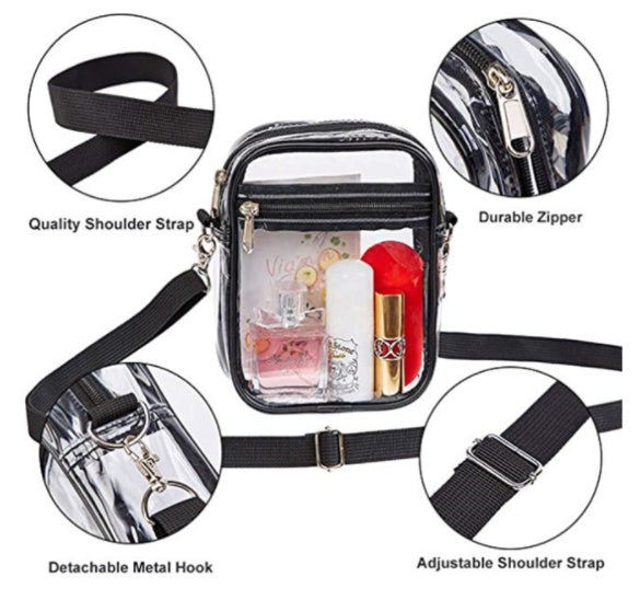 Transparent PVC One-shoulder Jelly Bag