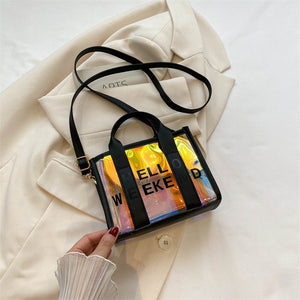 Letter Printing Large Capacity Fashion Laser Small Women's Handbag