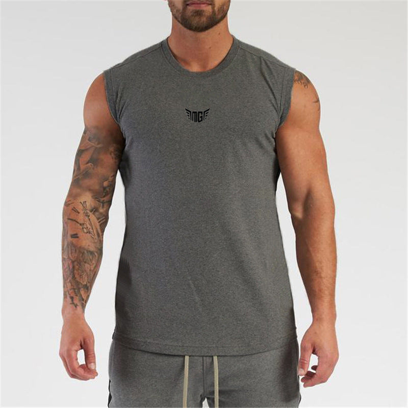 Fashion Men's Fitness Vest T-shirt-Aria Doejay