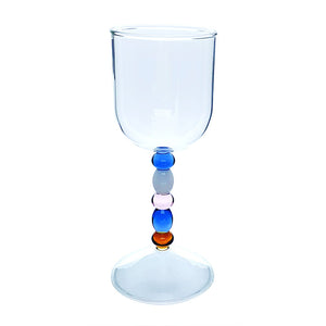 Fashion Bead Goblet Heat-resistant Glass Wine Glass-Aria Doejay