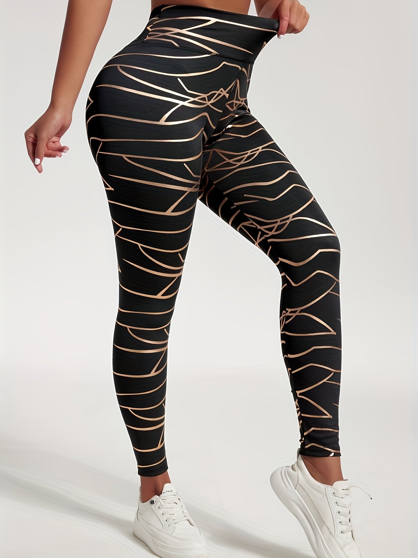 Women's Yoga Leggings With High Waist, Comfortable And Breathable, And Stretchy, Perfect For Outdoor Activities And Fitness