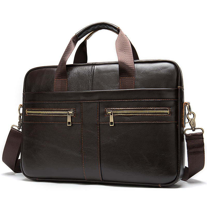 Men's leather briefcase