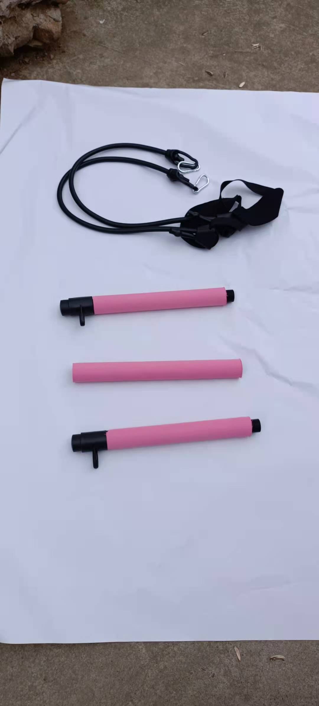 Three-section Pilates fitness stick-Aria Doejay