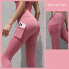 Gym Sport Seamless Leggings With Pockets Push Up High Waist Pants Women Fitness Running Yoga Pants Gym Sport Seamless Leggings-Aria Doejay