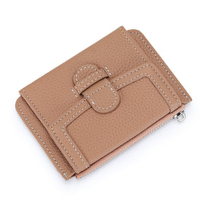 Fashion Ultra-thin Multifunctional Leather Multiple Card Slots Wallet