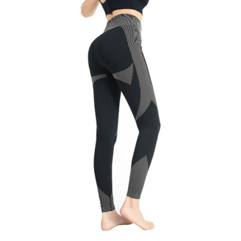 Hollow Seamless Pants Slim Sweat Yoga Sweatpants-Aria Doejay