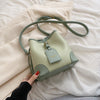 New Fashionable All-matching Simple Crossbody Fashionable One-shoulder Bucket Bag