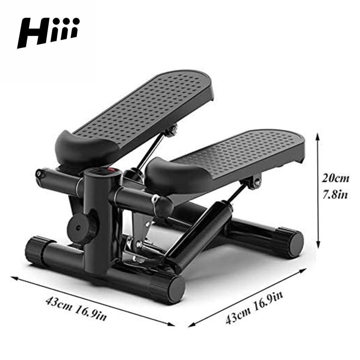 1pc,hiii,Steppers For Exercise At Home,Mini Stair Stepper 330 Lb Capacity,Workout Stepper Machine For Exercise,Mini Stepper With Resistance Bands-Aria Doejay