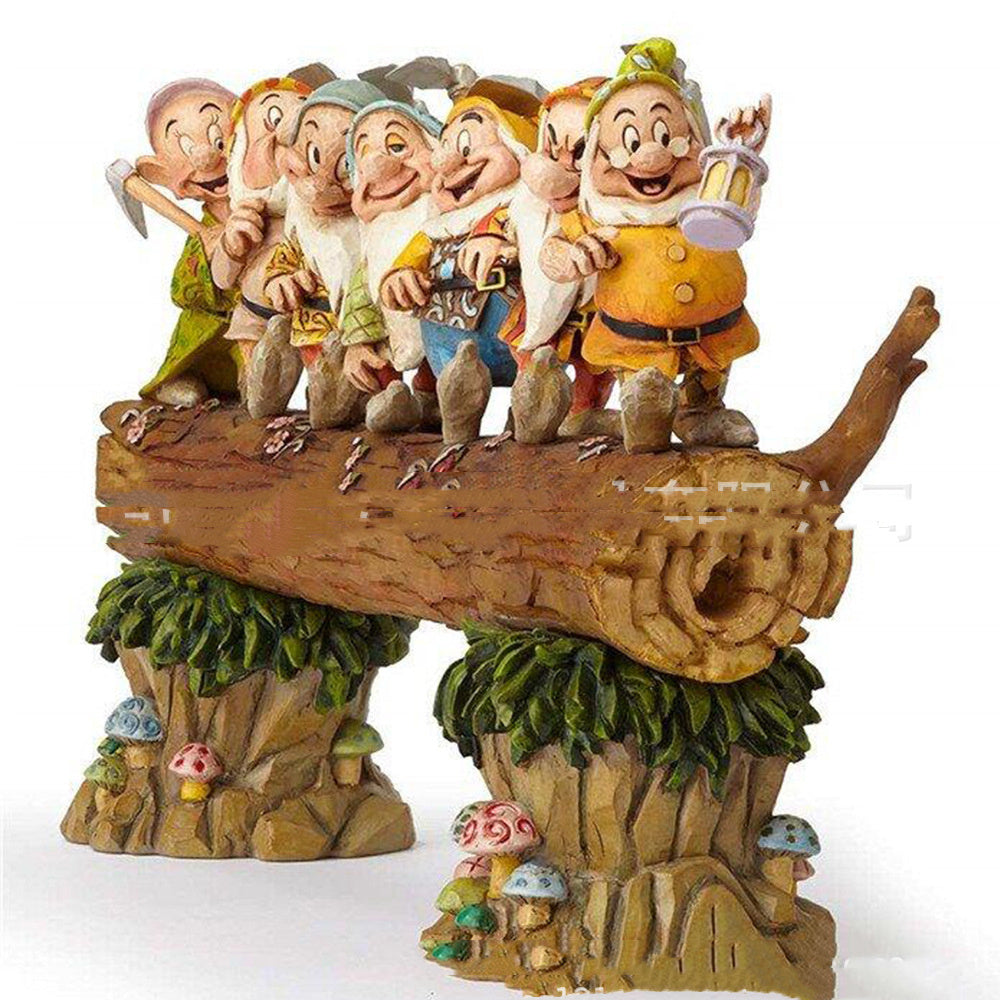 Resin Seven Dwarfs Gnome Garden Decor-Aria Doejay