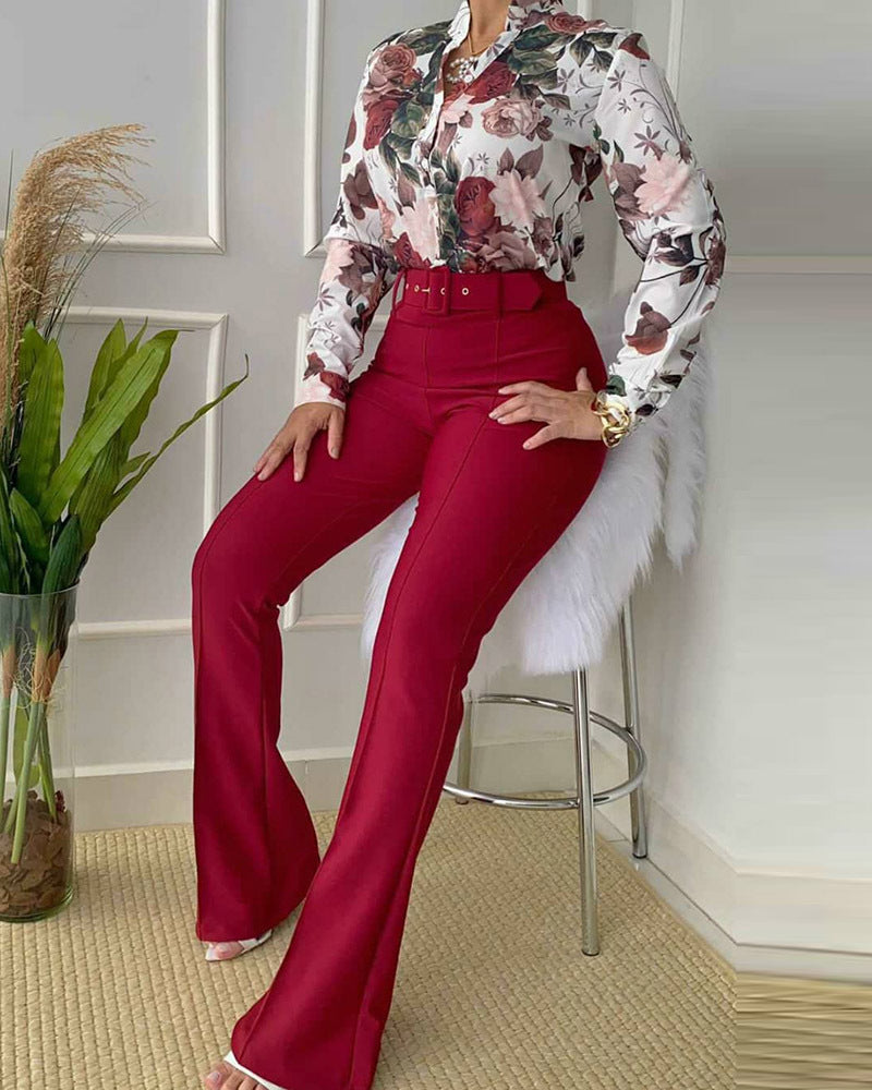 Fashion Printing New Casual Fashion Suits For Women-Aria Doejay