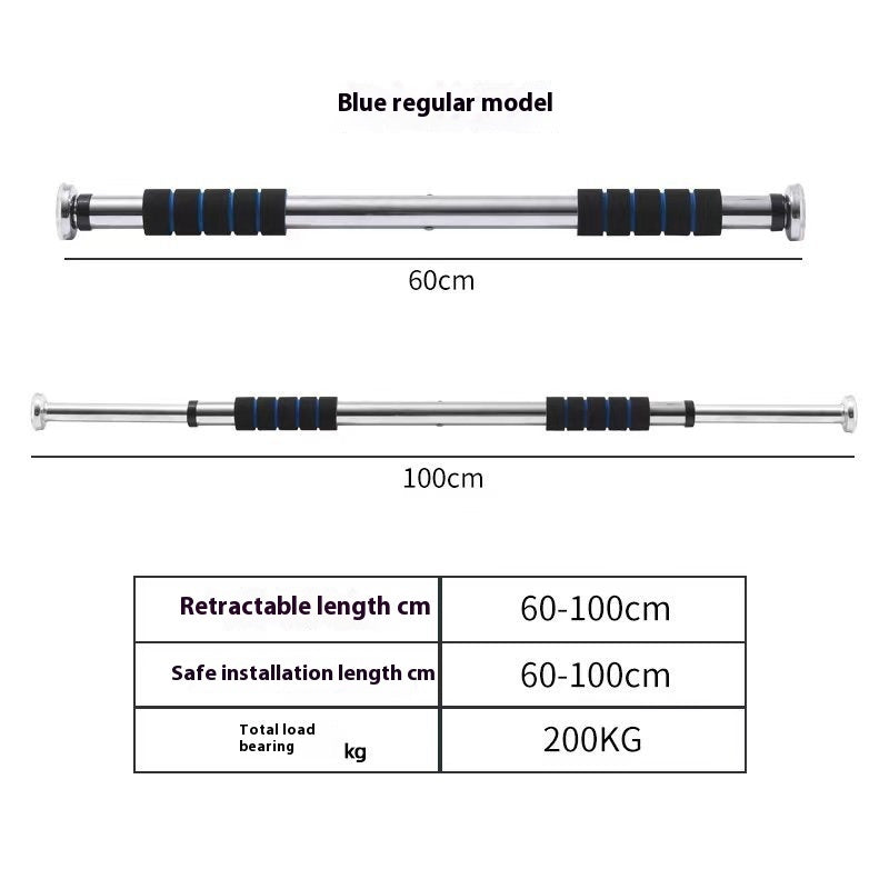 Indoor Punch-free Horizontal Bar On The Door Pull-up Fitness Equipment-Aria Doejay