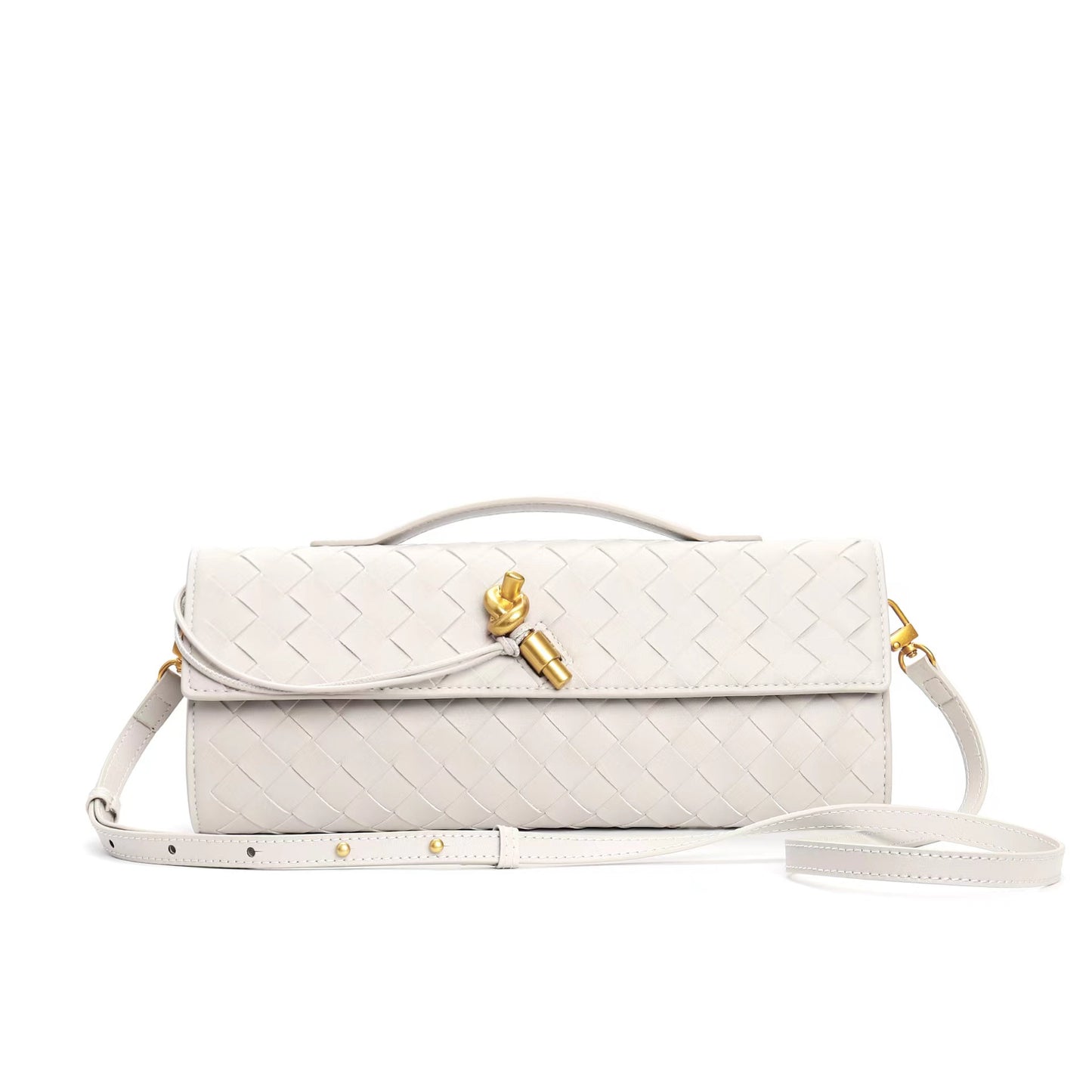 Woven Bag Shoulder Fashion Clutch Crossbody Bag-Aria Doejay