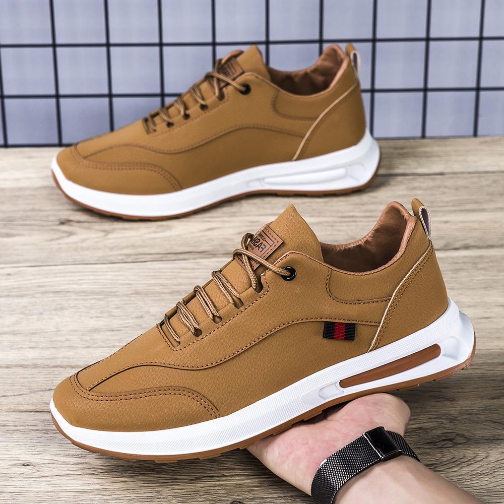 Leather Surface Casual Sports Shoes-Aria Doejay