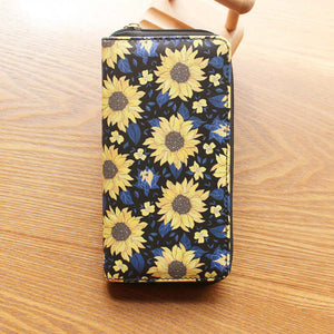 Women's Wallet Sunflower Print-Aria Doejay