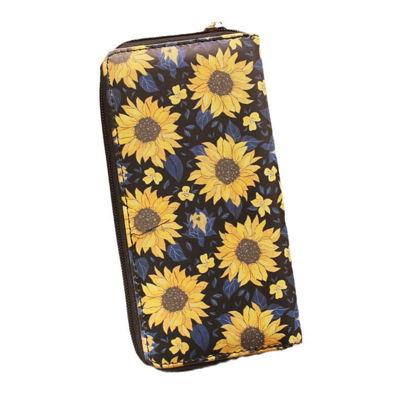 Women's Wallet Sunflower Print-Aria Doejay