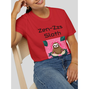 super comfy zen zzz sloth tee