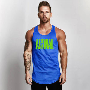 Fitness Men Shirt Slim Fit Vests Mesh Singlets Muscle Tops-Aria Doejay