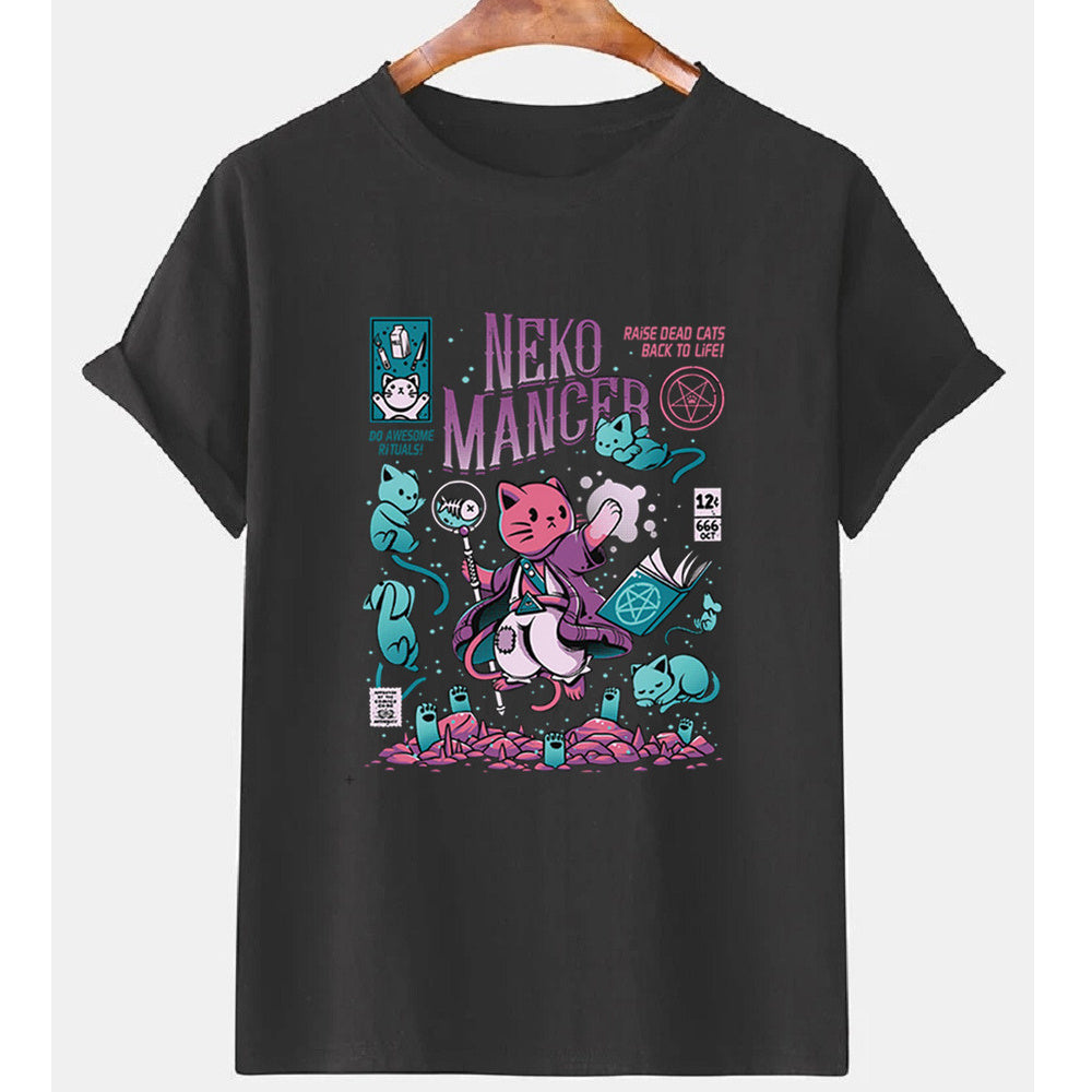 New Youth Cartoon Men's T-shirt Top-Aria Doejay