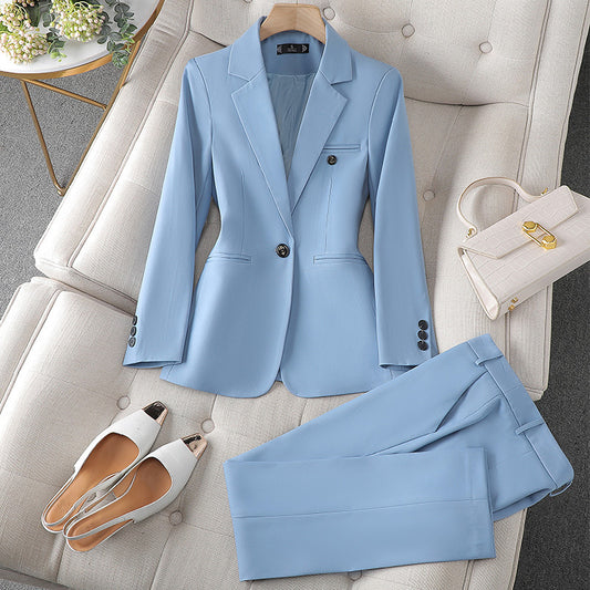 Women's Fashion Temperament Office Suits Business Wear Suit-Aria Doejay