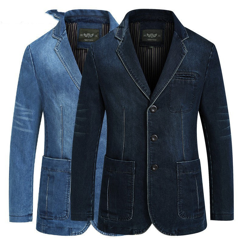 Men's Denim Suits, Men's Cotton Denim, Konishi Decoration-Aria Doejay