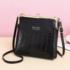 Lock Shoulder Bags Women Alligator Pattern Crossbody Phone Bag