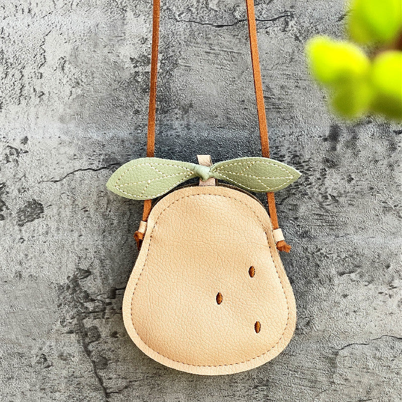 Lychee Pattern Soft Feel Children's Bags Boy Girl All-match Crossbody Bag-Aria Doejay