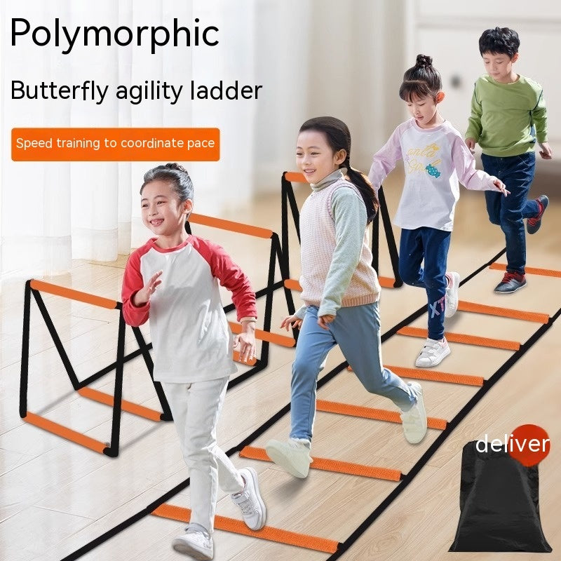 Multi Functional Butterfly Agile Ladder Children's Physical Fitness Equipment-Aria Doejay