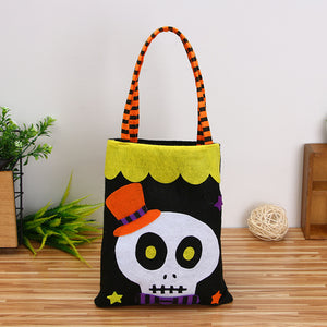 Halloween Decoration Pumpkin Nonwoven Candy Bag